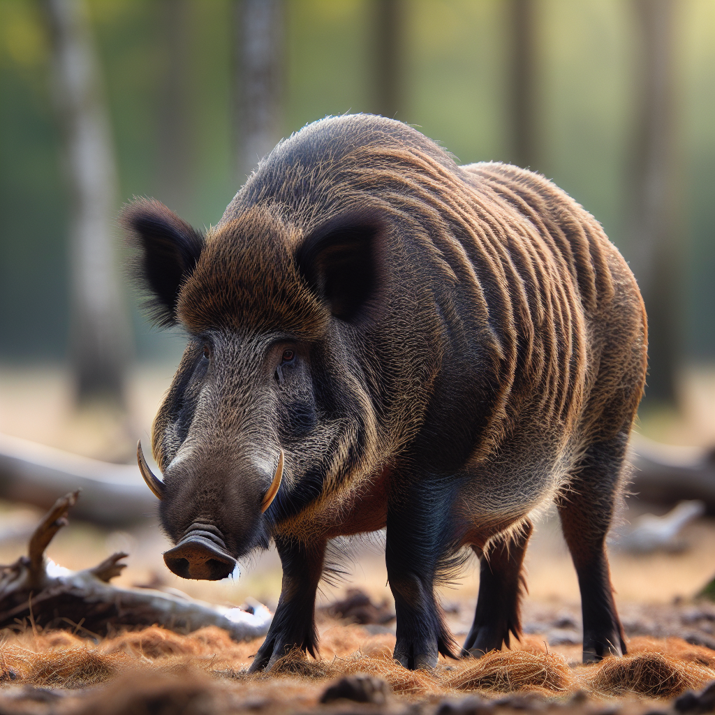 Heo rừng cái khỏe mạnh với dáng thân cân đối