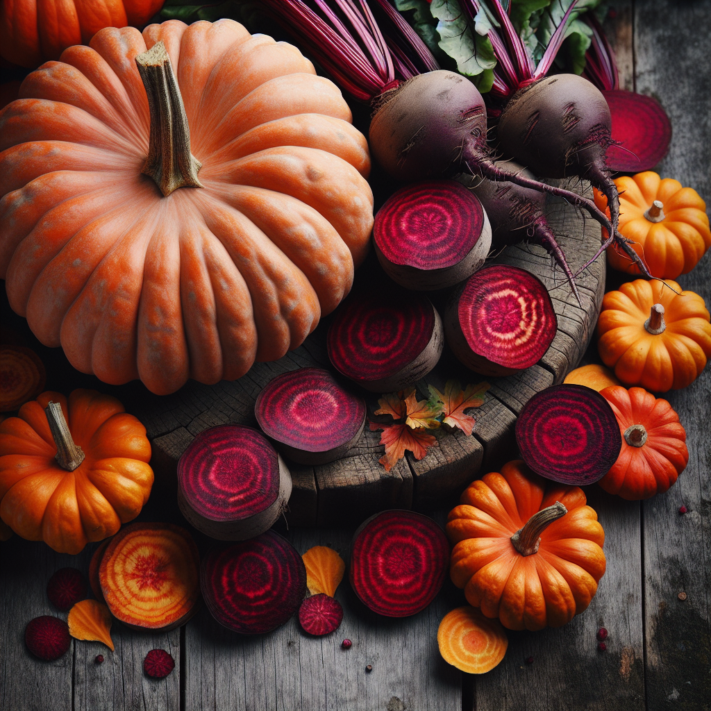 Bí đỏ và củ cải đỏ cung cấp dinh dưỡng cho heo rừng