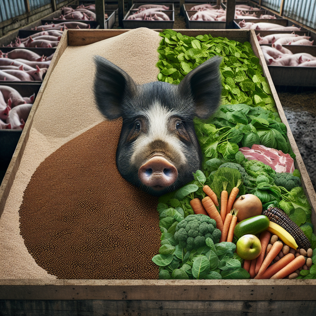 Nguồn thức ăn heo rừng nuôi nhốt phong phú với cả công nghiệp và tự nhiên