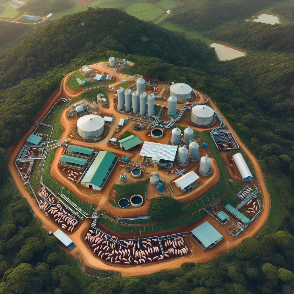 Chuồng heo rừng với hệ thống cấp thoát nước phối hợp biogas và xử lý sinh học